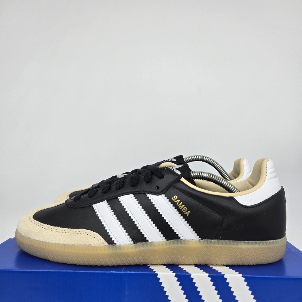 New Adidas Samba OG 'Black White Gum' Men's Shoes Size 13